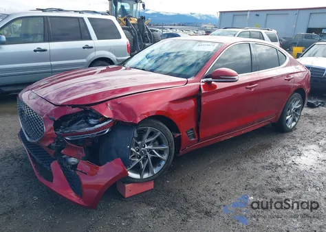 2022 Genesis G70 2.0T Rwd from USA, damaged, VIN KMTG34TAXNU095492